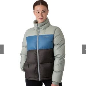 Cotopaxi solazo down jacket in brush iron